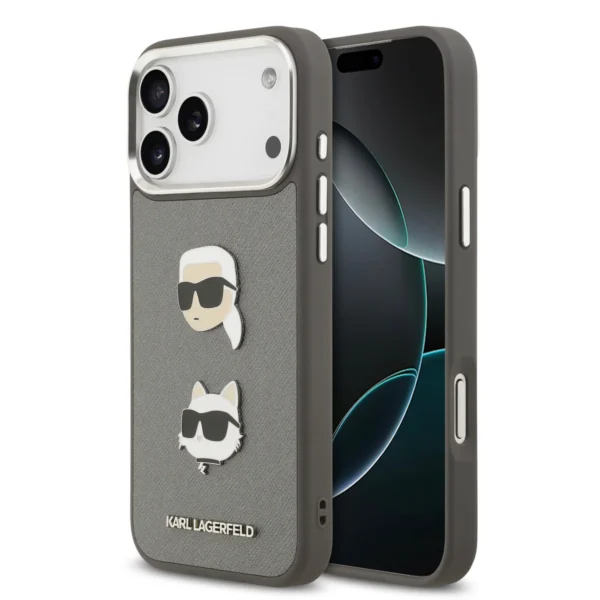 Karl Lagerfeld Hardcase iPhone 17 Pro Max – Grijs
