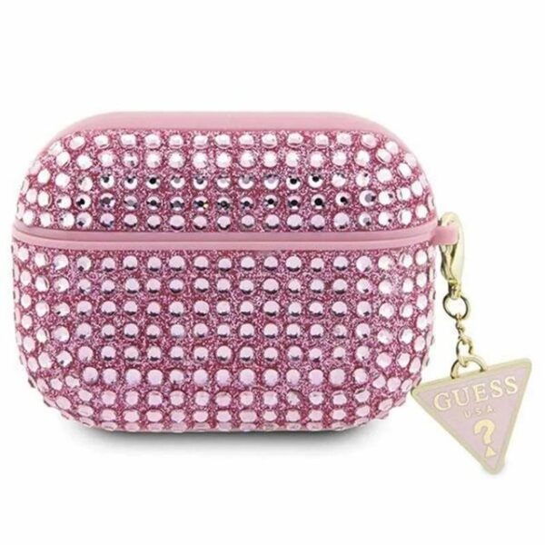 Guess Rhinestone Triangle Charm-hoesje – AirPods 3