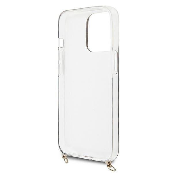 Guess Hard Case iPhone 13 Pro - Liquid Silicone Black