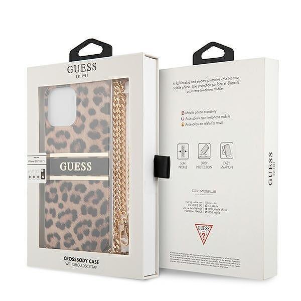 Guess Hard Case iPhone 13 Pro - Liquid Silicone Black
